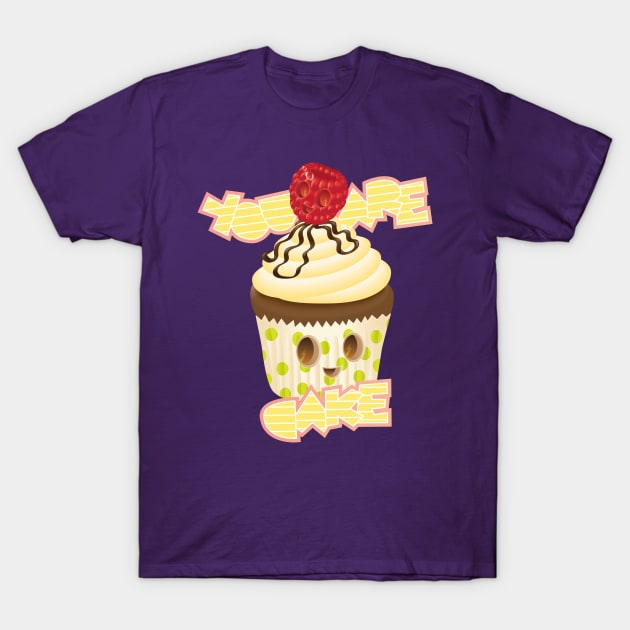 Muffin & Raspberry T-Shirt by OlyaYang